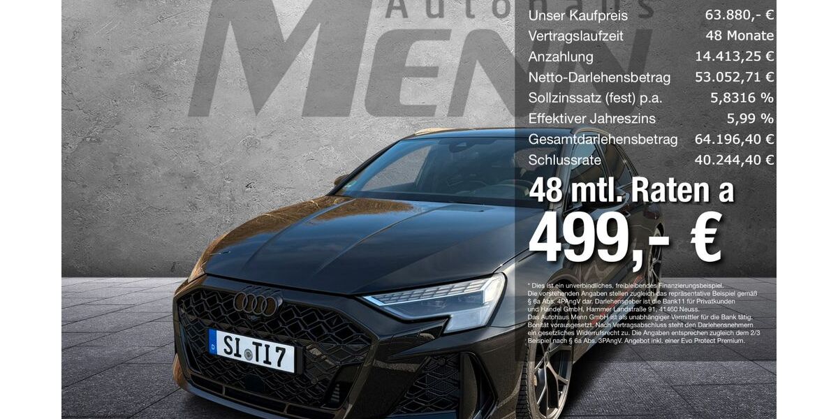 Audi RS3 12.500 km 63.880 &euro; Siegen 57074
