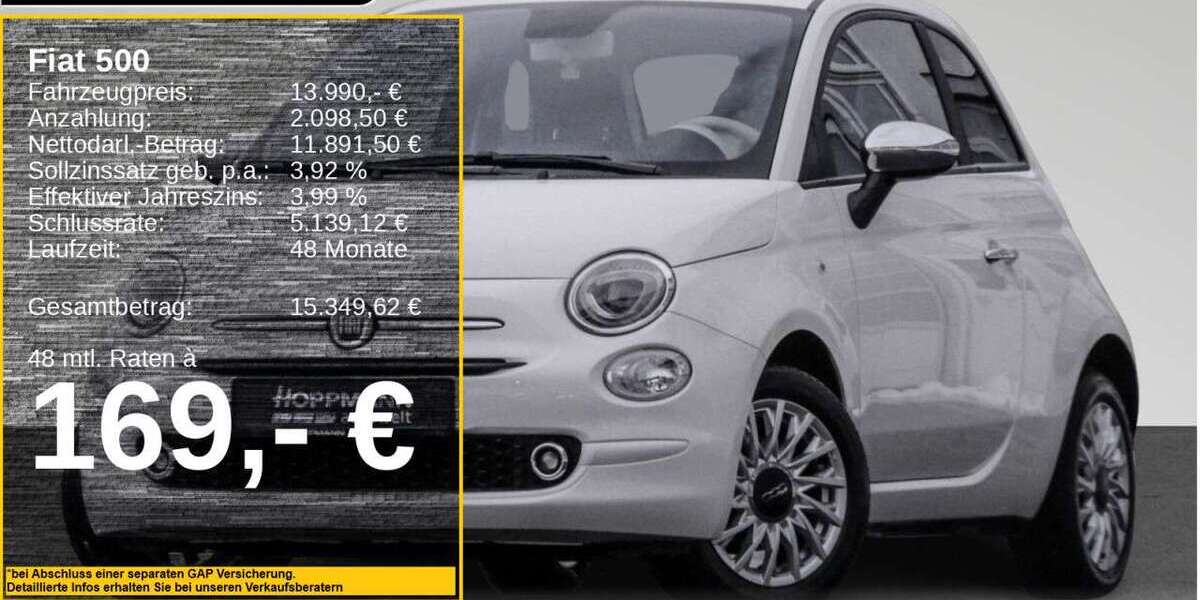 Fiat 500 20.144 km 13.990 &euro; Siegen 57072