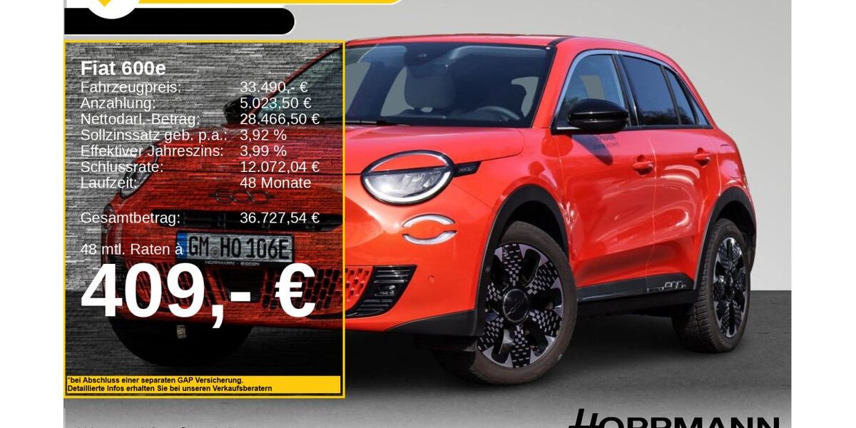 Fiat 600e 21.000 km 32.490 &euro; Siegen 57072