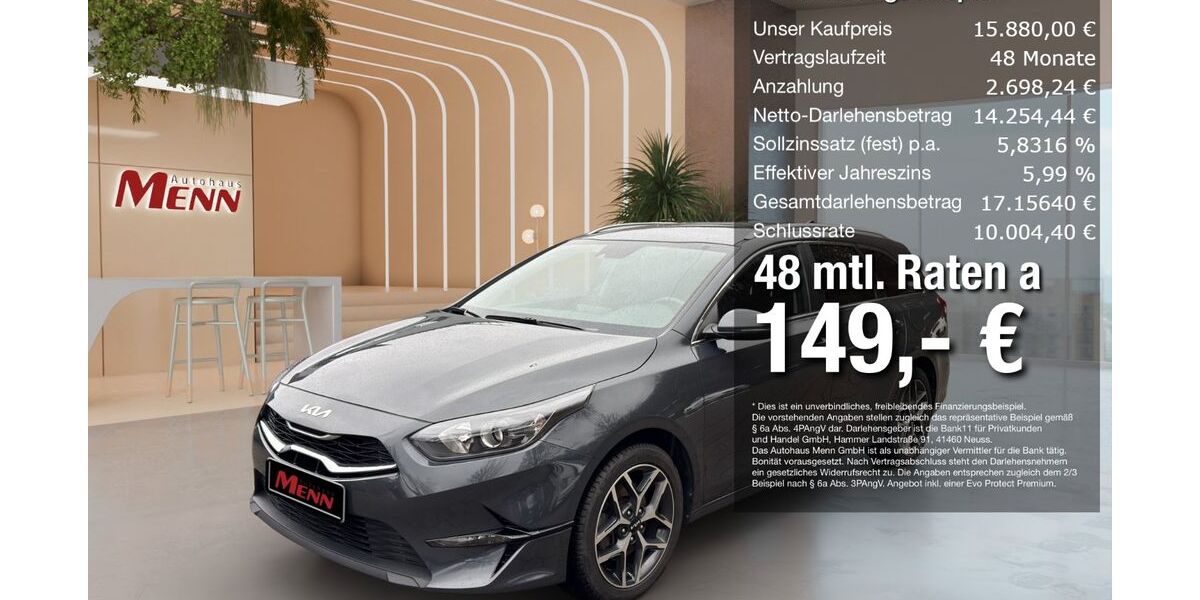 Kia ceed Sportswagon 104.620 km 15.880 &euro; Siegen 57074