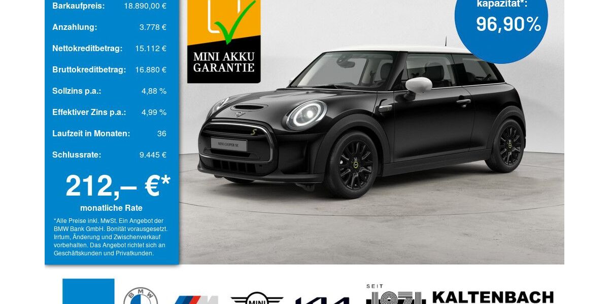 Mini Cooper SE 20.668 km 18.890 &euro; Waldbröl 51545